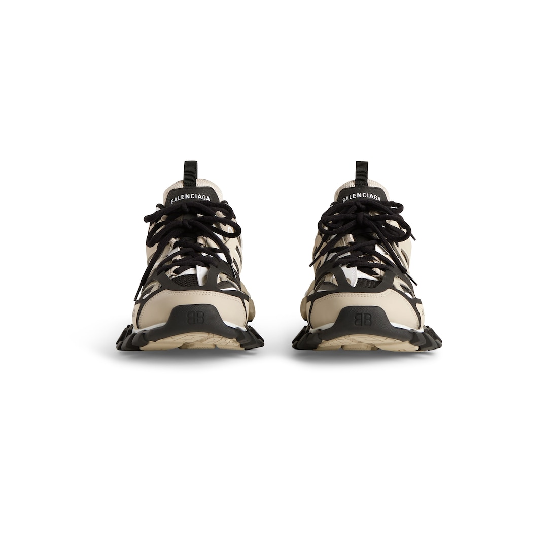 Balenciaga Zapatillas Track Para Hombre En Beige/negro