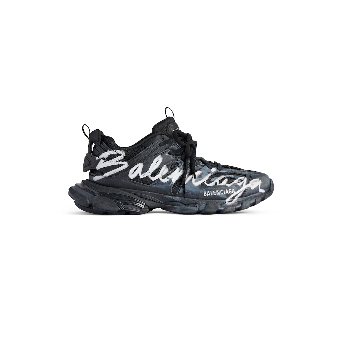 Balenciaga Zapatillas Track Signature para Hombre en Negro/blanco