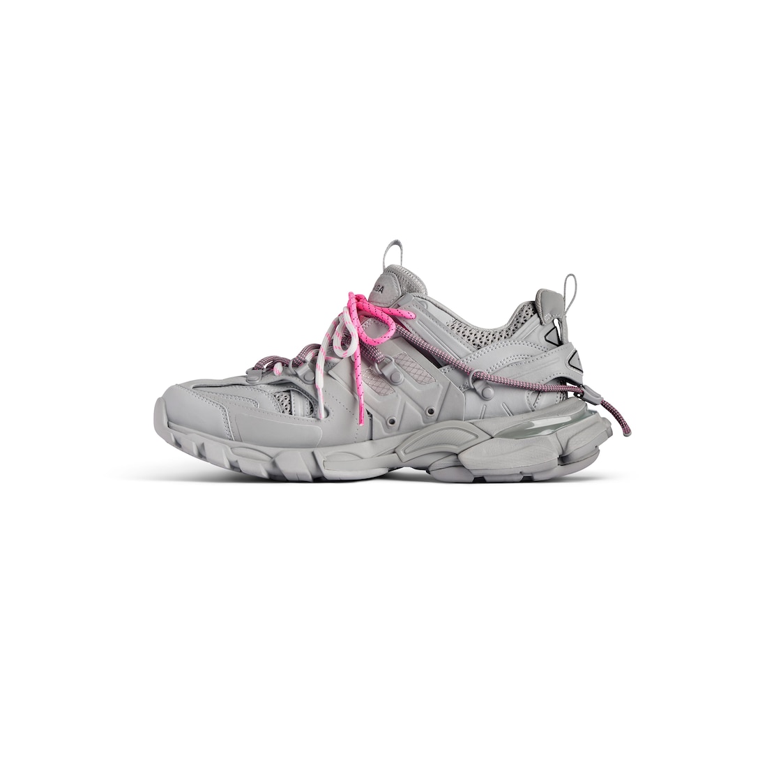 Balenciaga Zapatillas Track Trail Laces Para Mujer En Gris/rosa