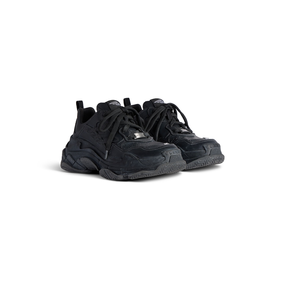 Balenciaga Zapatillas Triple S Sporty Para Hombre En Negro