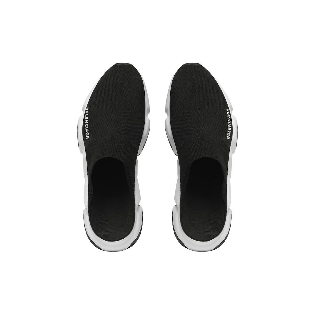 Balenciaga Zapato Mule Speed De Punto Reciclado Para Hombre En Negro