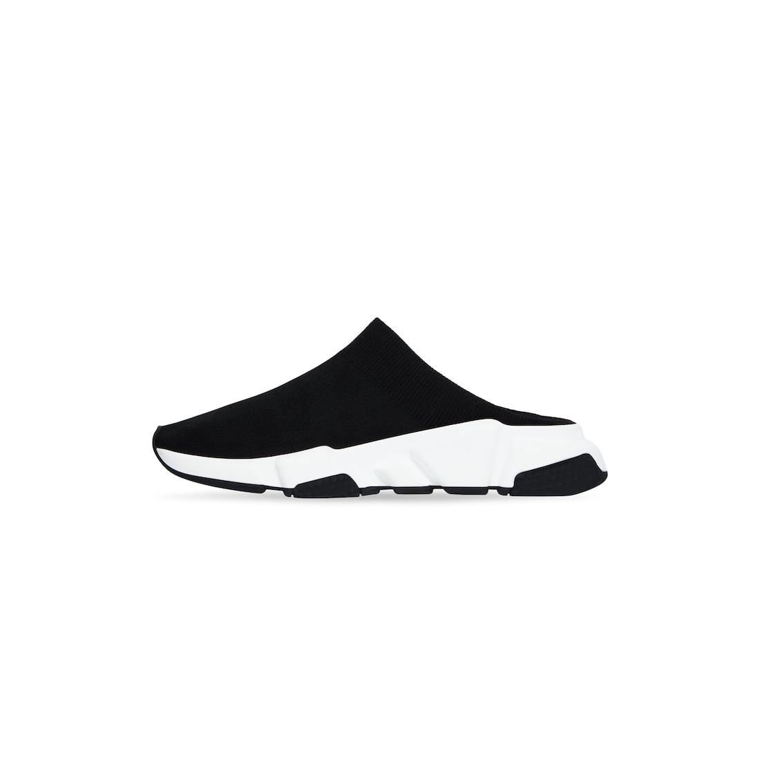 Balenciaga Zapato Mule Speed De Punto Reciclado Para Mujer En Negro
