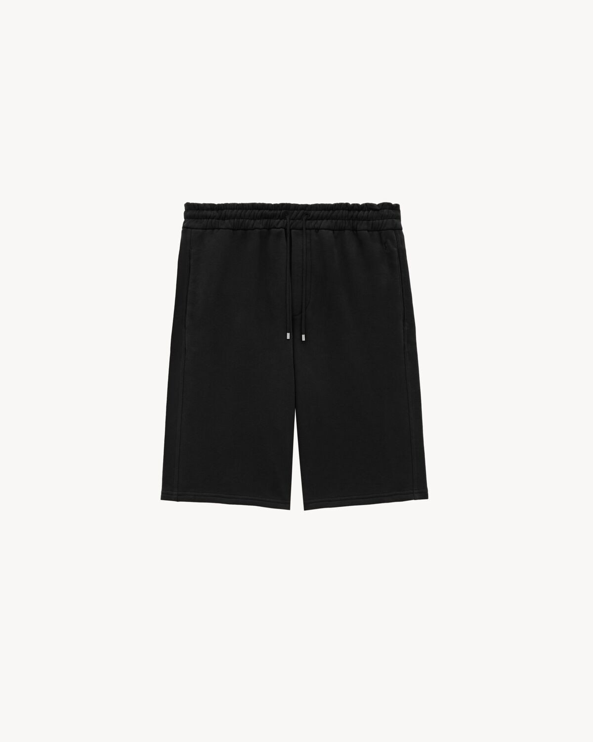 Saint Laurent bermudas cassandre de muletón de algodón
