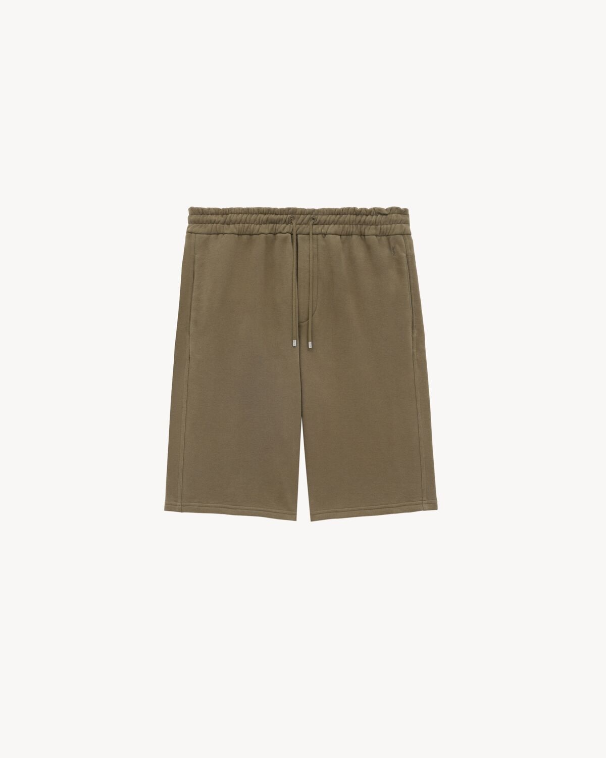 Saint Laurent bermudas cassandre de muletón de algodón