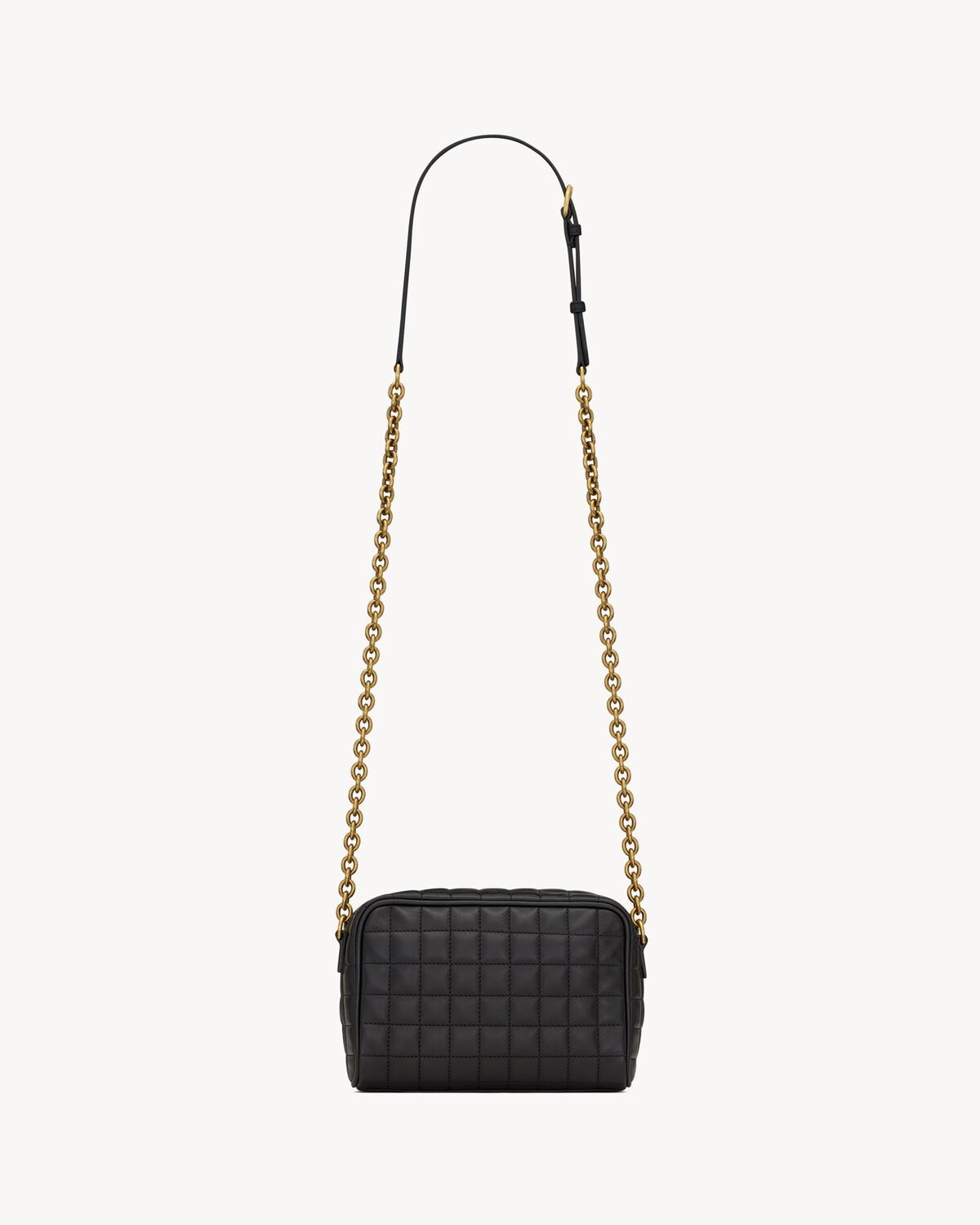 Saint Laurent Bolso Cámara Cassandre Matelassé Carré De Piel De Cordero