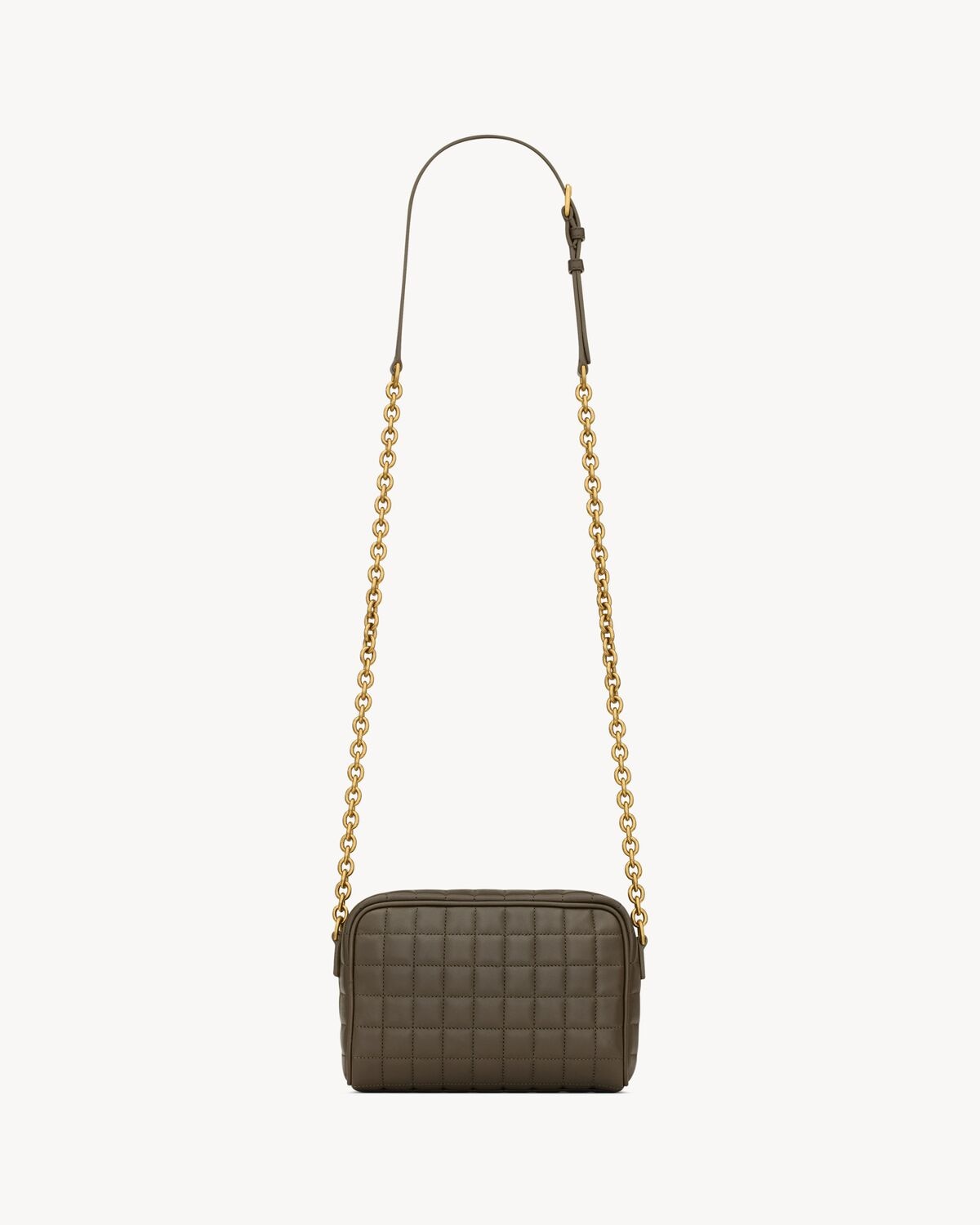 Saint Laurent Bolso Cámara Cassandre Matelassé Carré De Piel De Cordero