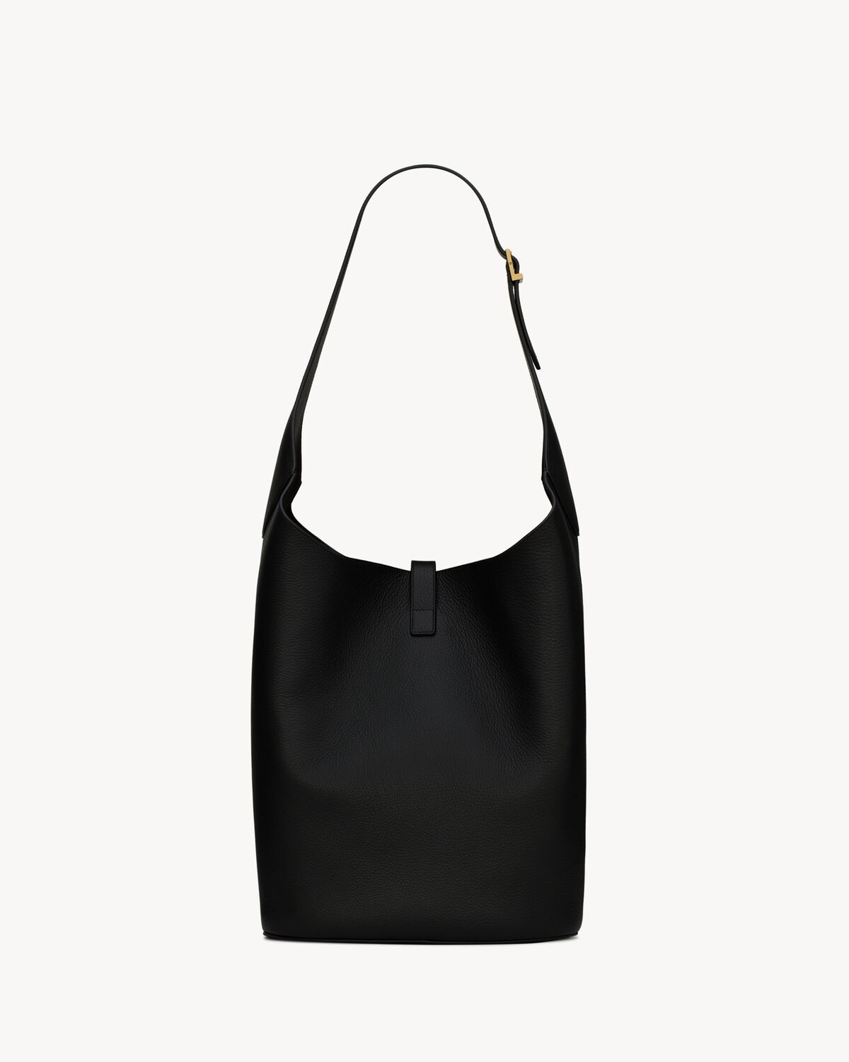 Saint Laurent Bolso Estilo Hobo Le 5 à 7 De Piel Granulada
