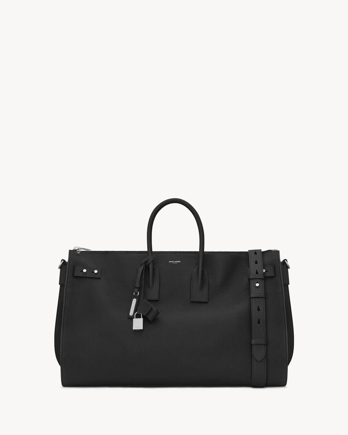 Saint Laurent bolso marinero sac de jour 48 h de piel granulada