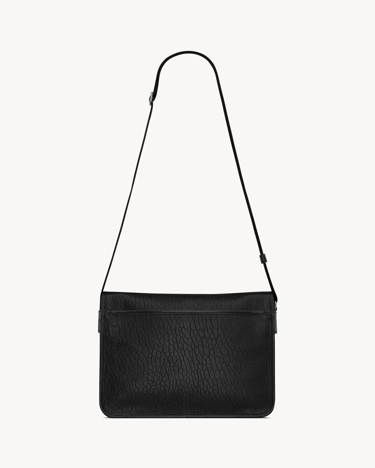 Saint Laurent Bolso Messenger Niki De Piel Granulada