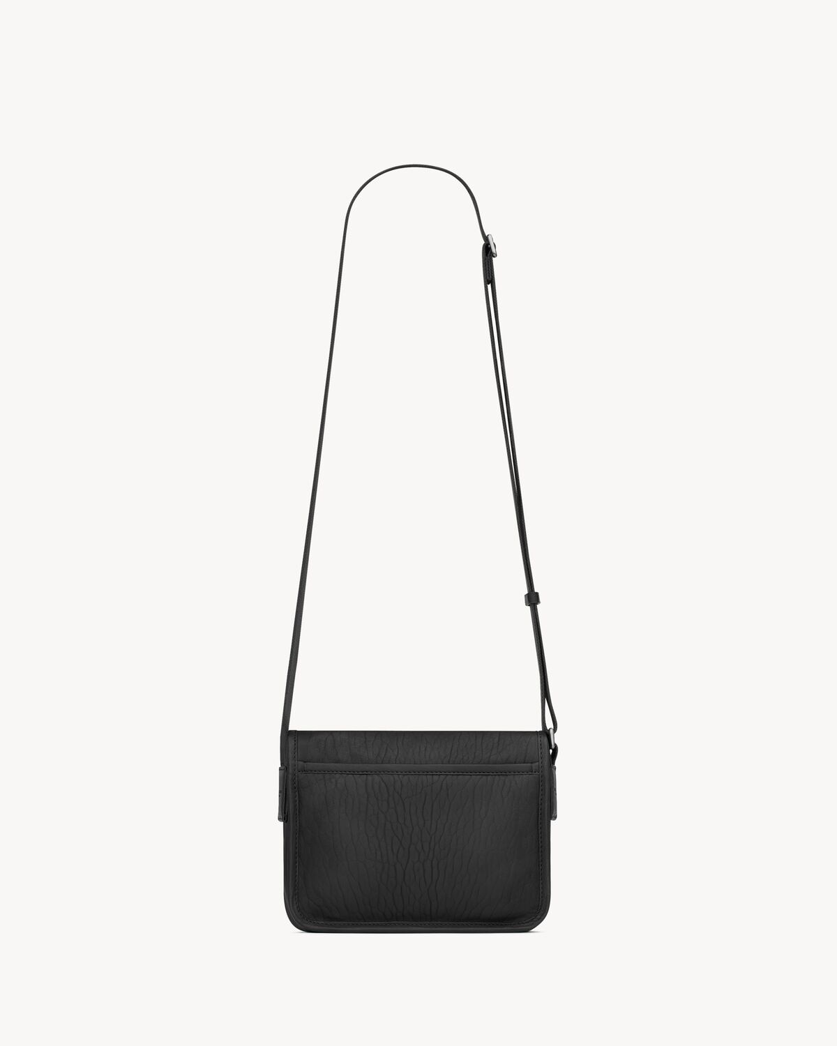 Saint Laurent Bolso Messenger Pequeño Niki De Piel De Cordero Granulada