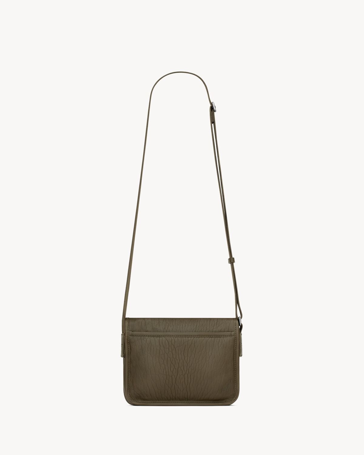 Saint Laurent Bolso Messenger Pequeño Niki De Piel De Cordero Granulada