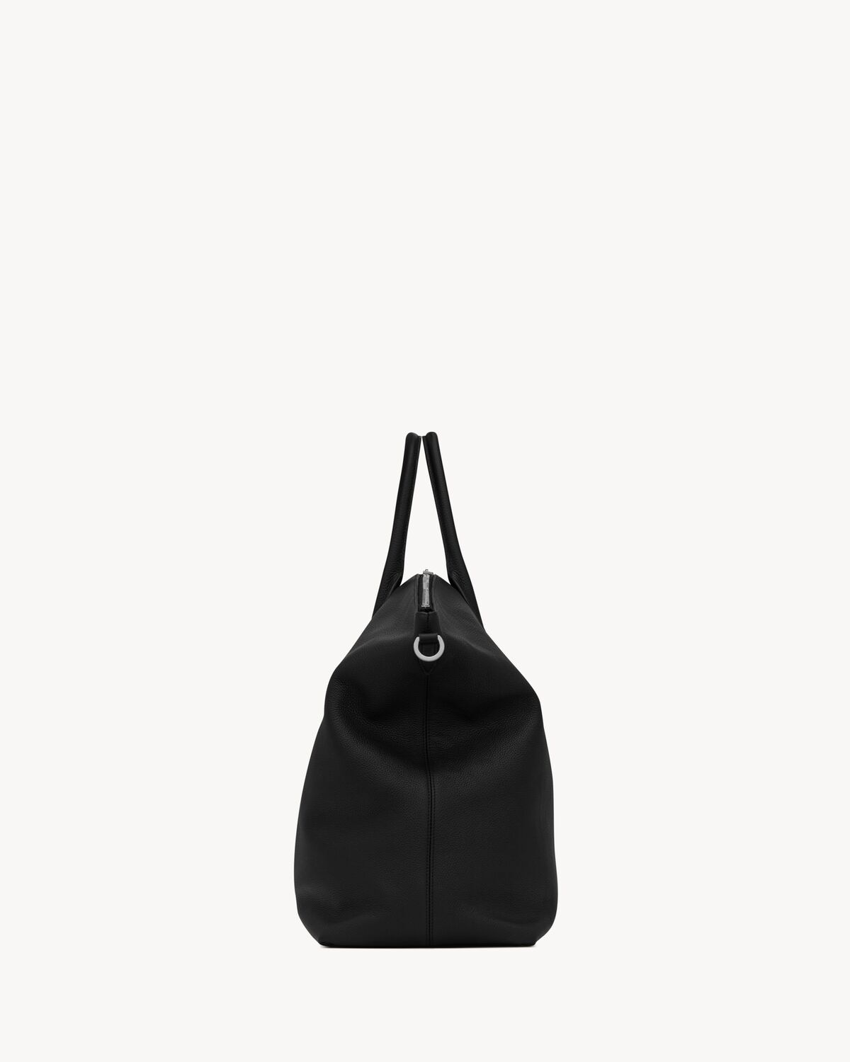 Saint Laurent Bolso Oversize Bowling De Piel Granulada