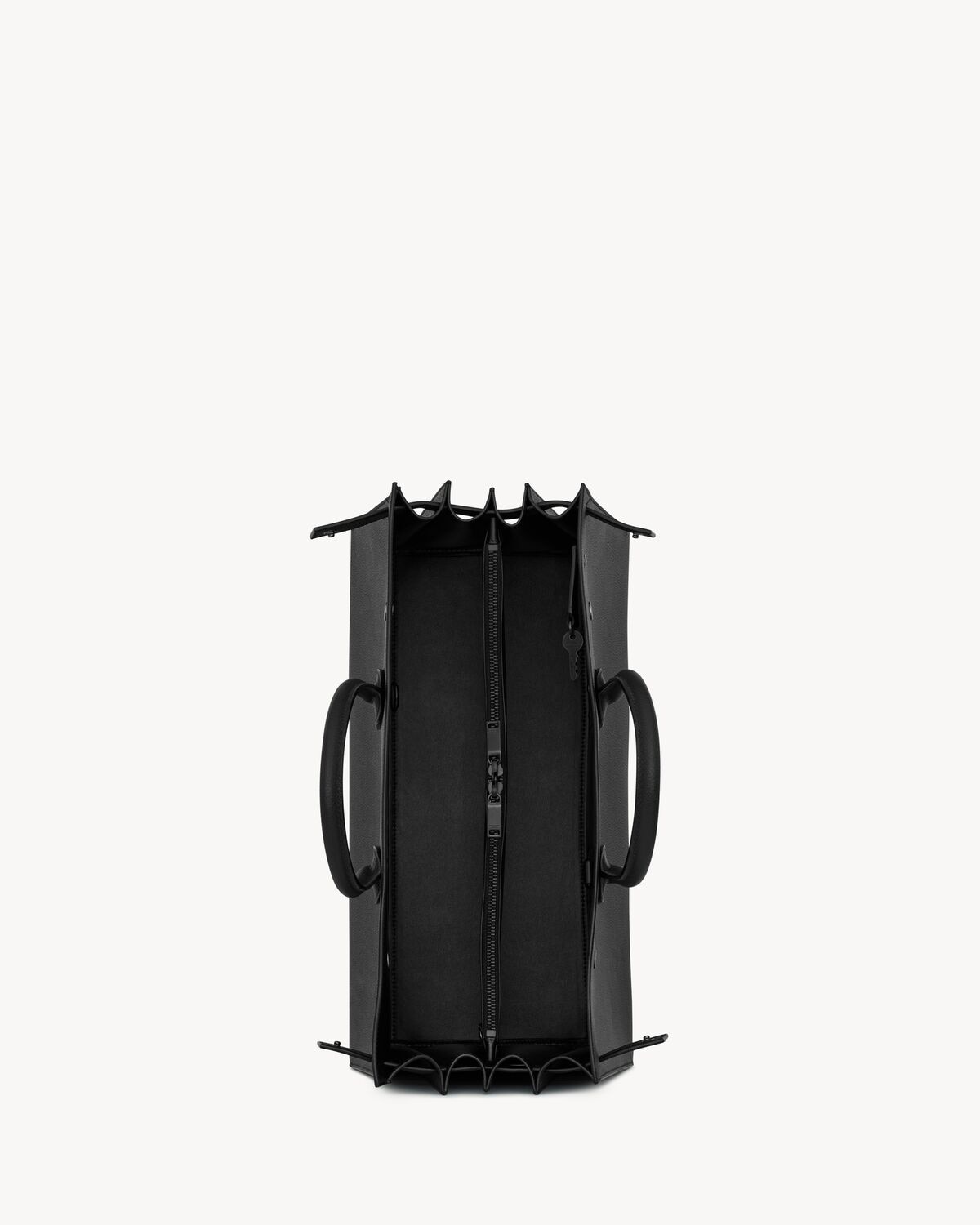 Saint Laurent Bolso Sac De Jour Large De Piel Granulada Negra