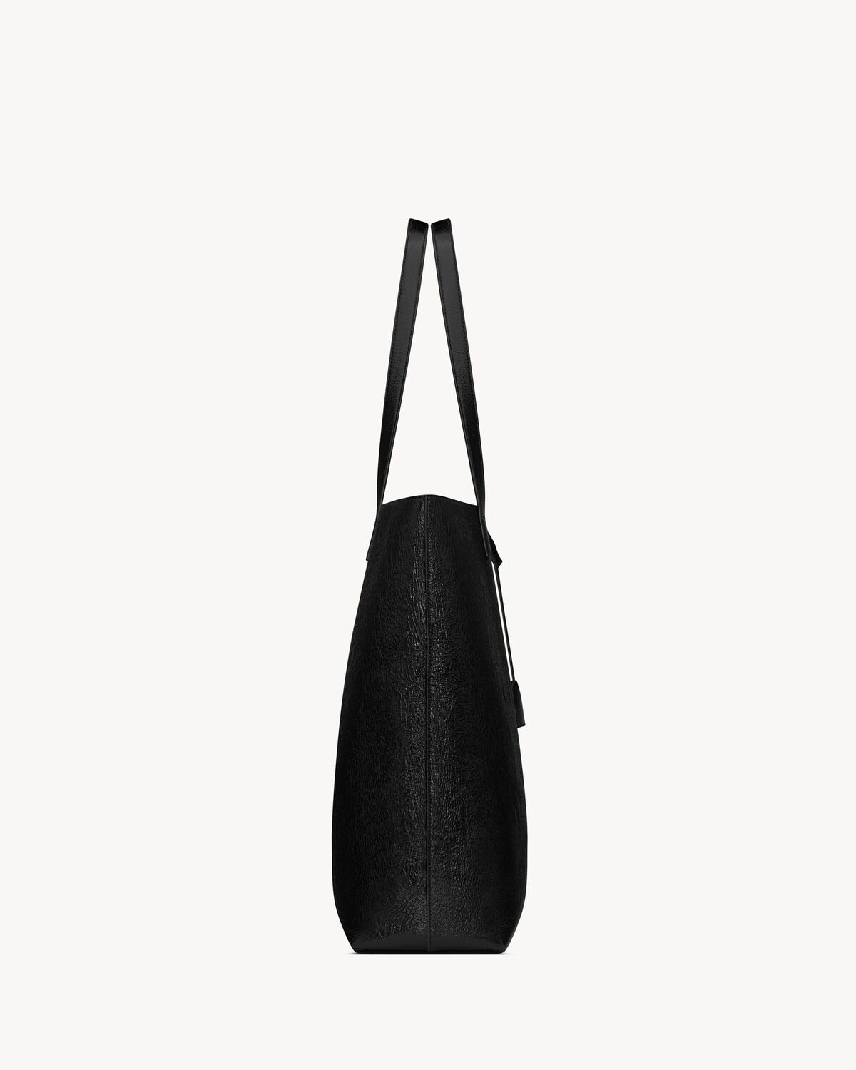 Saint Laurent Bolso Shopper Bold De Piel Arrugada Revestida