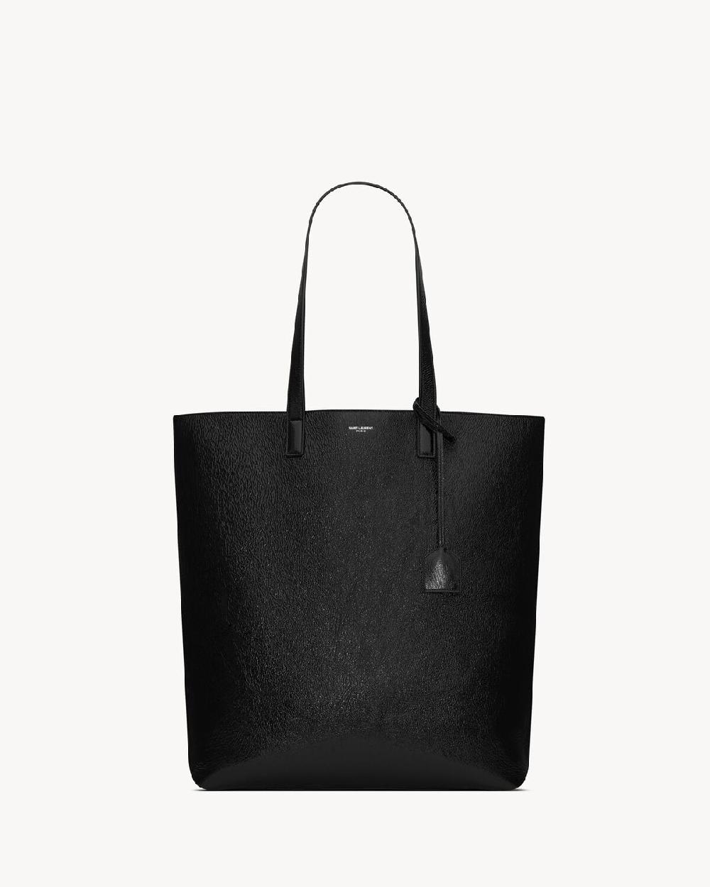 Saint Laurent bolso shopper bold de piel arrugada revestida
