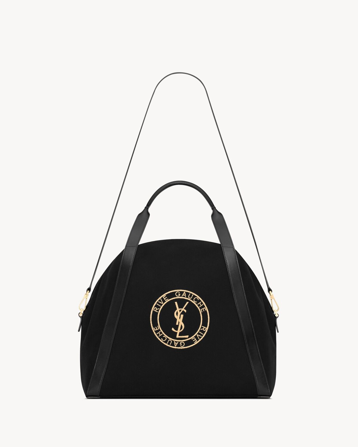 Saint Laurent Bolso Tote Bowling Rive Gauche De Lona