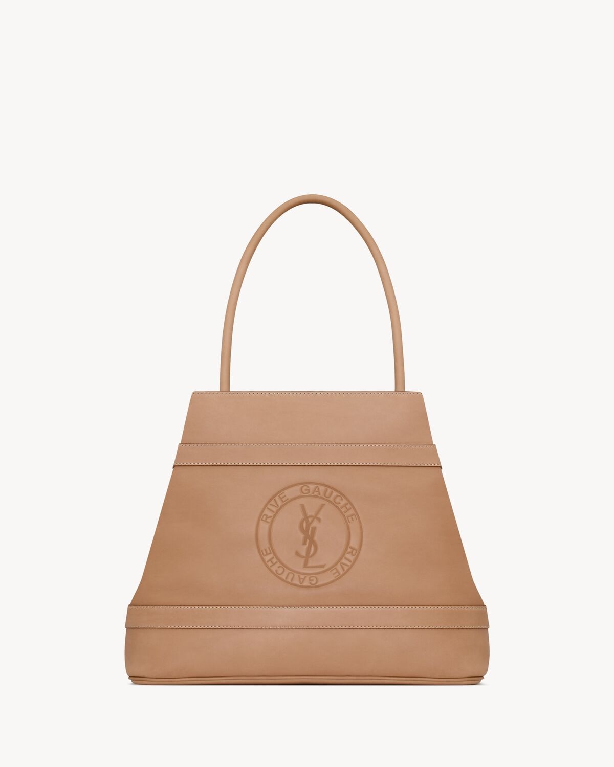 Saint Laurent Bolso Tote Rive Gauche De Piel De Curtido Vegetal