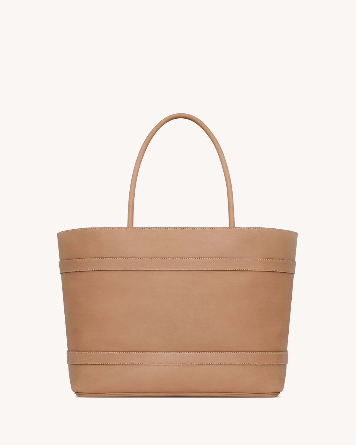 Saint Laurent Bolso Tote Rive Gauche De Piel De Curtido Vegetal