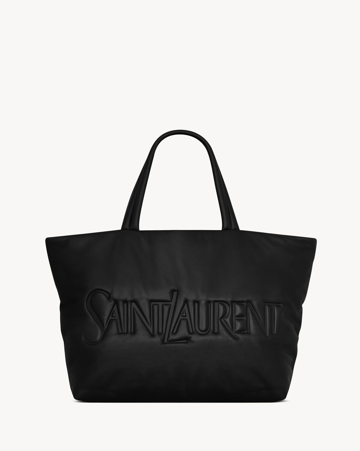 Saint Laurent bolso tote saint laurent de napa de cordero