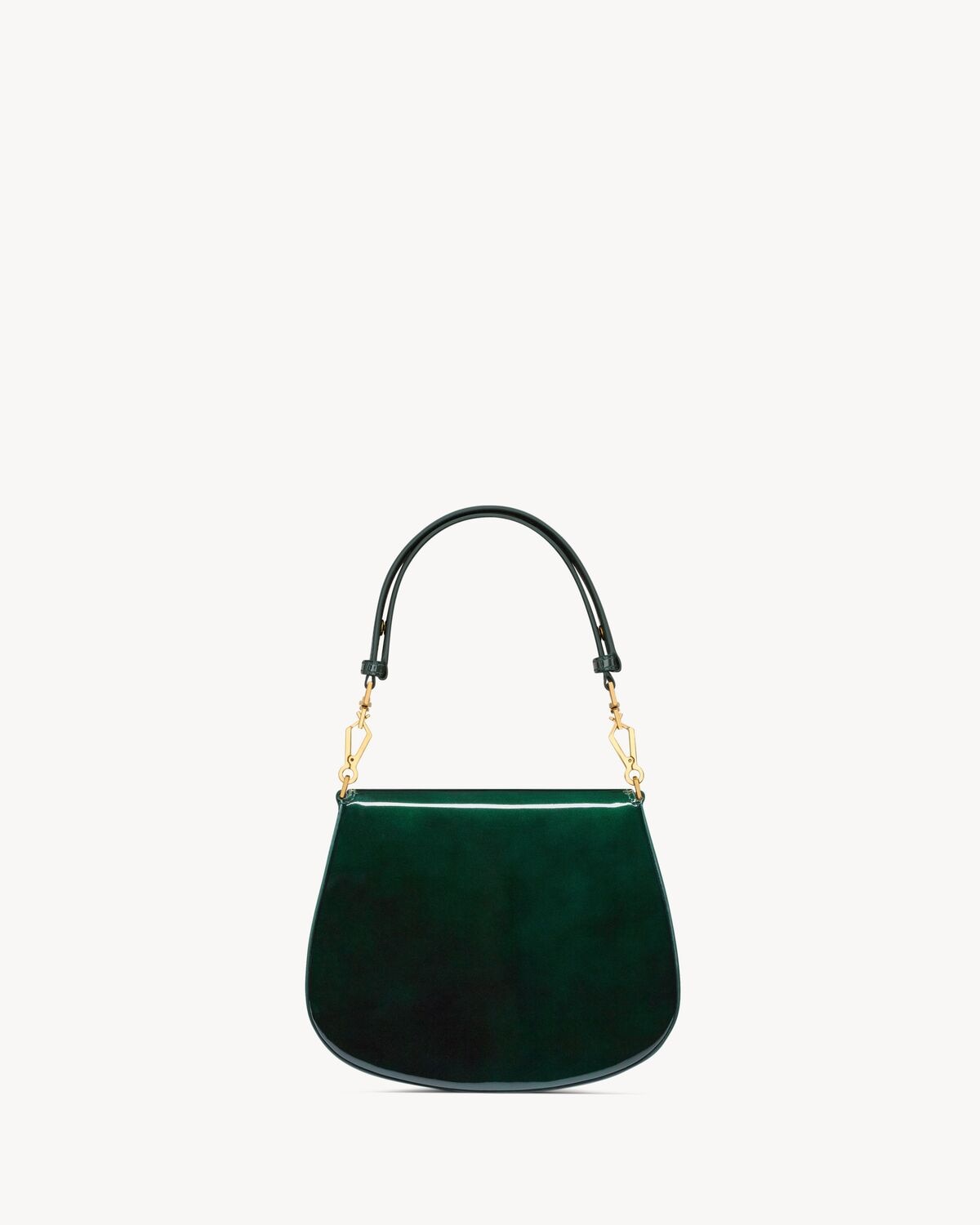 Saint Laurent Bolso Voltaire Con Asa Superior De Charol