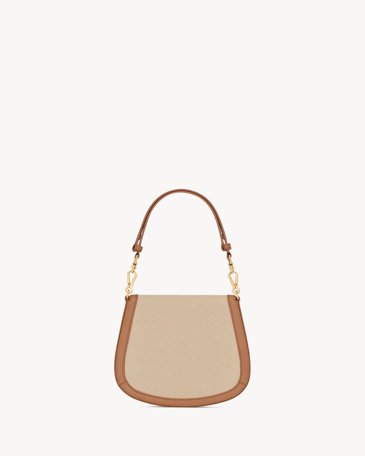 Saint Laurent Bolso Voltaire Con Asa Superior De Lona