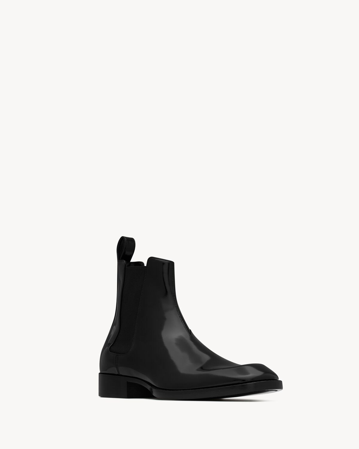 Saint Laurent Botines Chelsea Vadim De Piel Brillante
