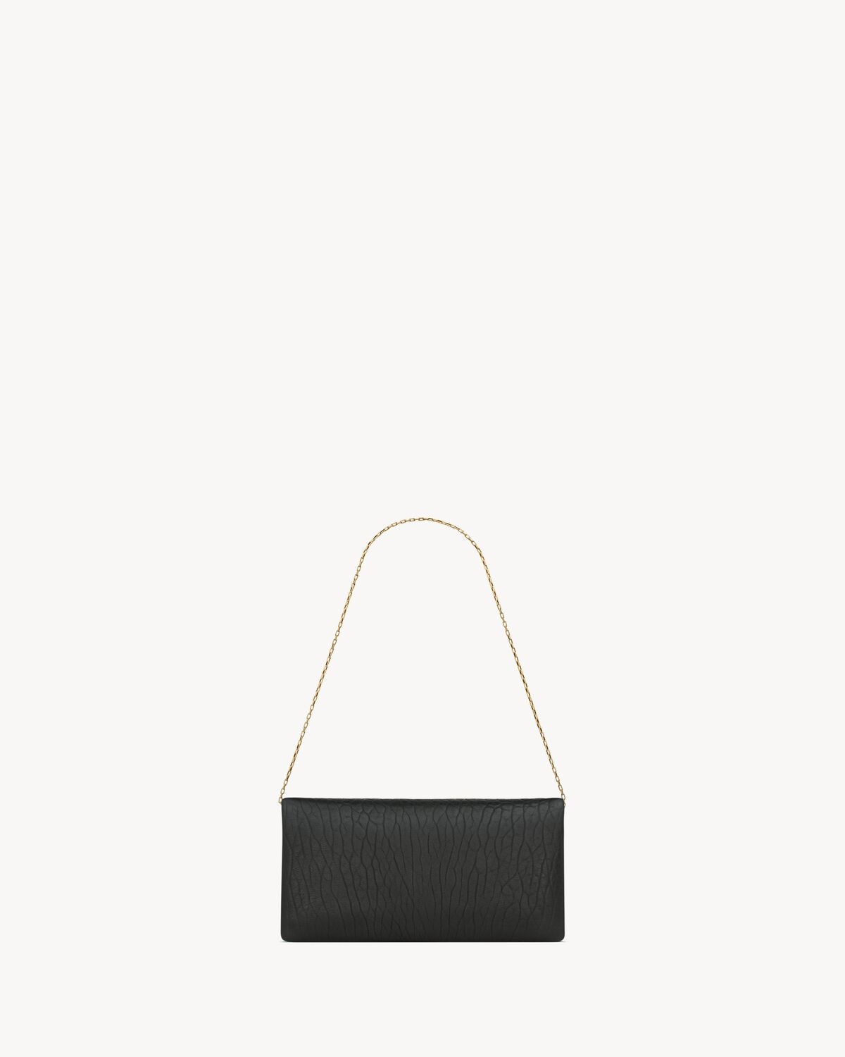 Saint Laurent Calypso Mini De Piel De Cordero Granulada