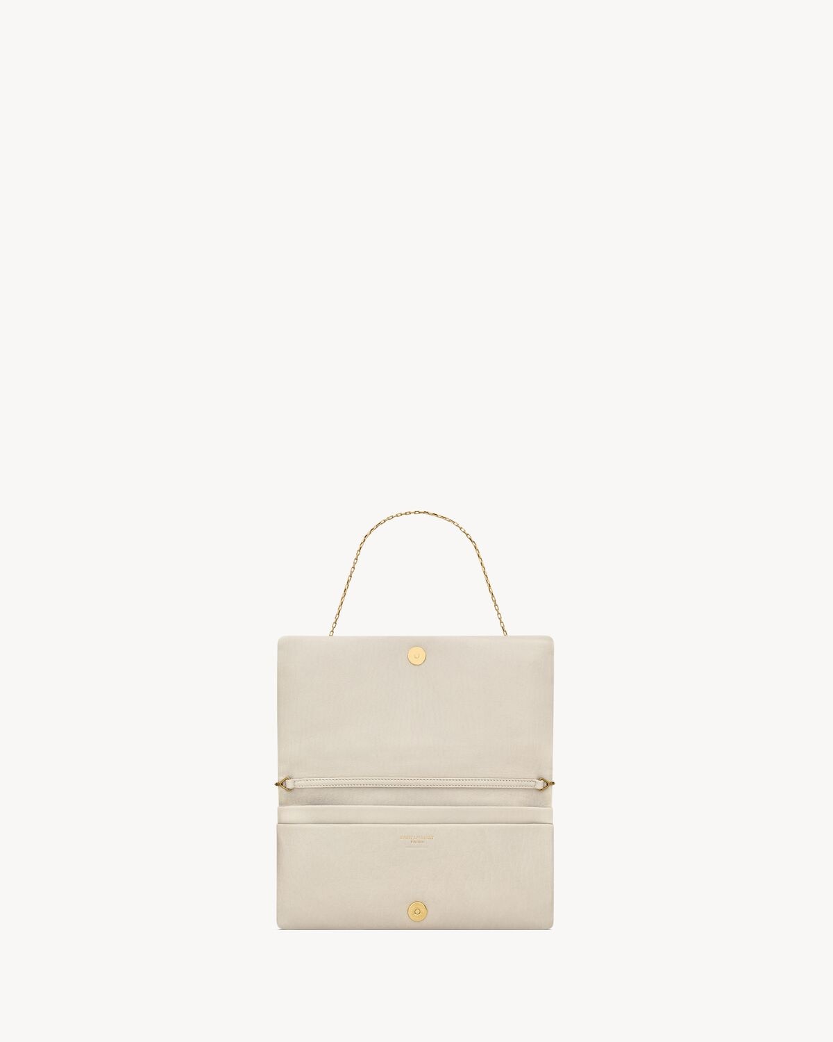 Saint Laurent Calypso Mini De Piel De Cordero Granulada