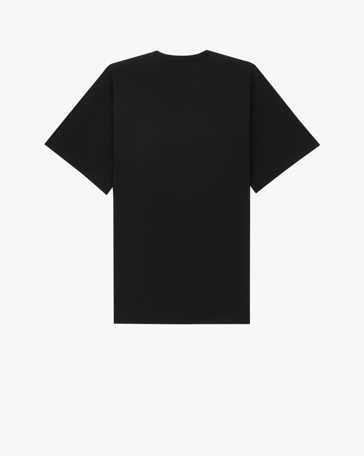 Saint Laurent Camiseta Cassandre De Piqué De Algodón