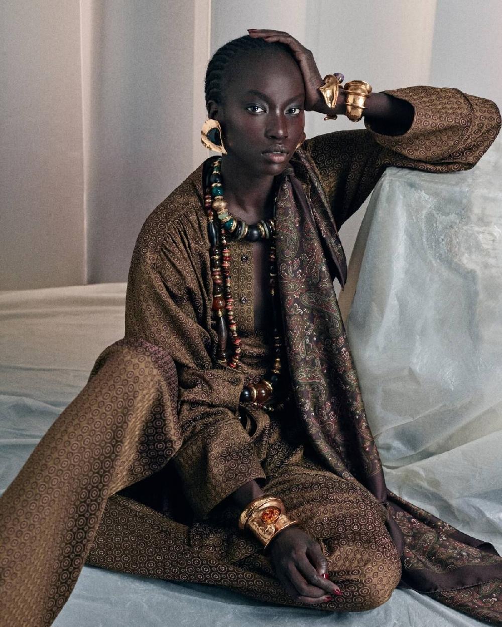 Saint Laurent Carré De Twill De Seda Con Motivo De Cachemira