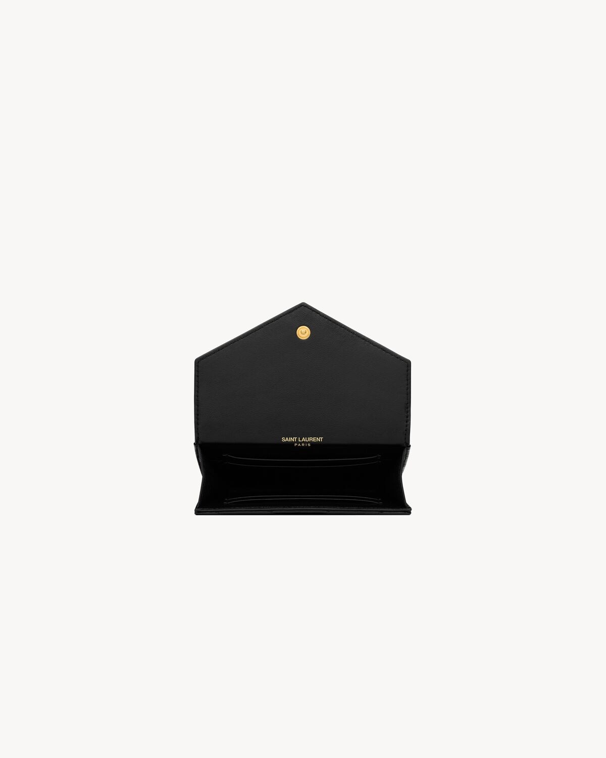 Saint Laurent Cartera Pequeña Tipo Sobre Cassandre Matelassé De Piel De Cordero Acolchada