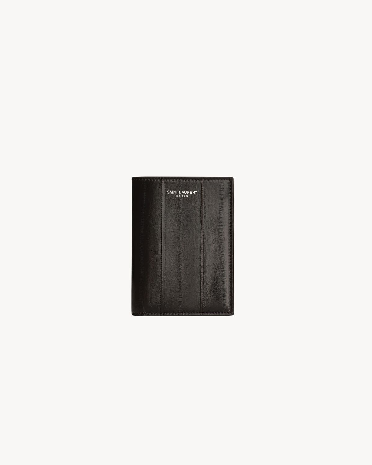 Saint Laurent cartera saint laurent paris de piel de anguila
