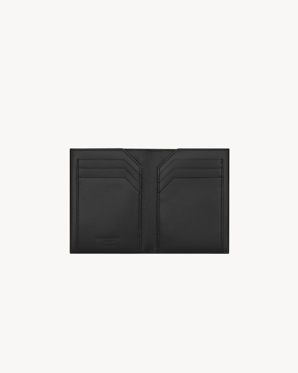 Saint Laurent Cartera Saint Laurent Paris De Piel Lisa