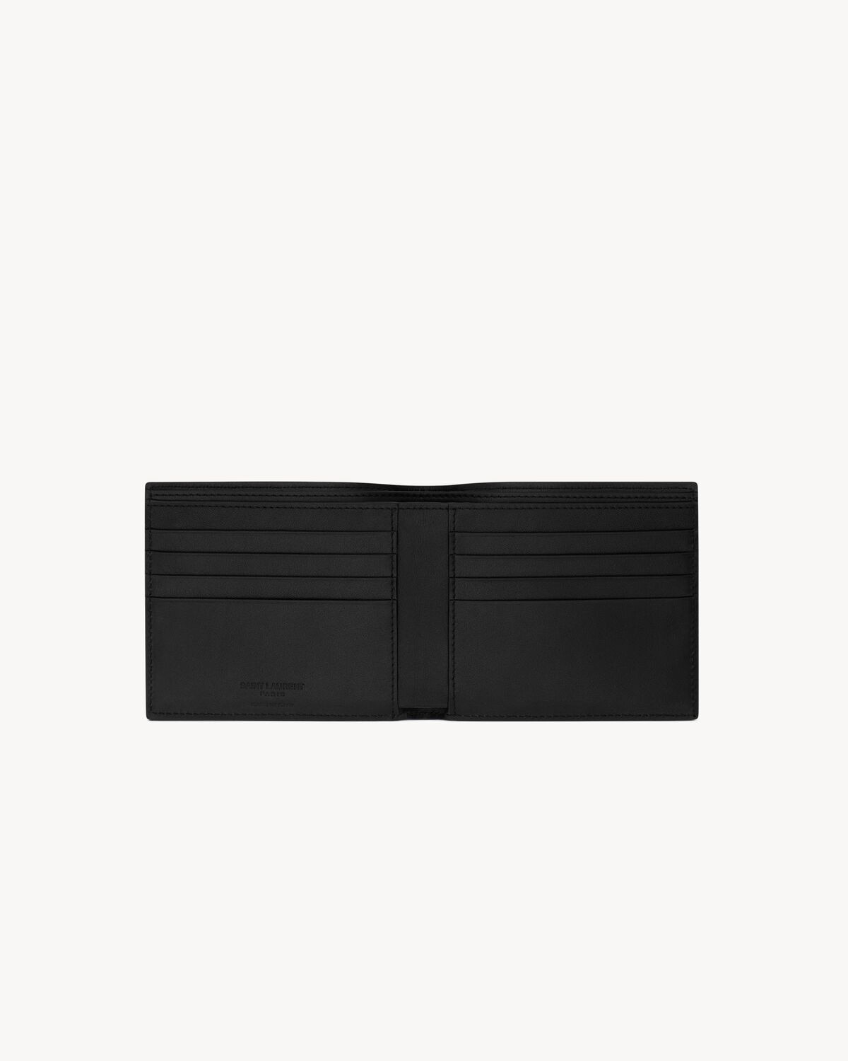 Saint Laurent Cartera Saint Laurent Paris East/west De Piel Repujada Efecto Ondulado