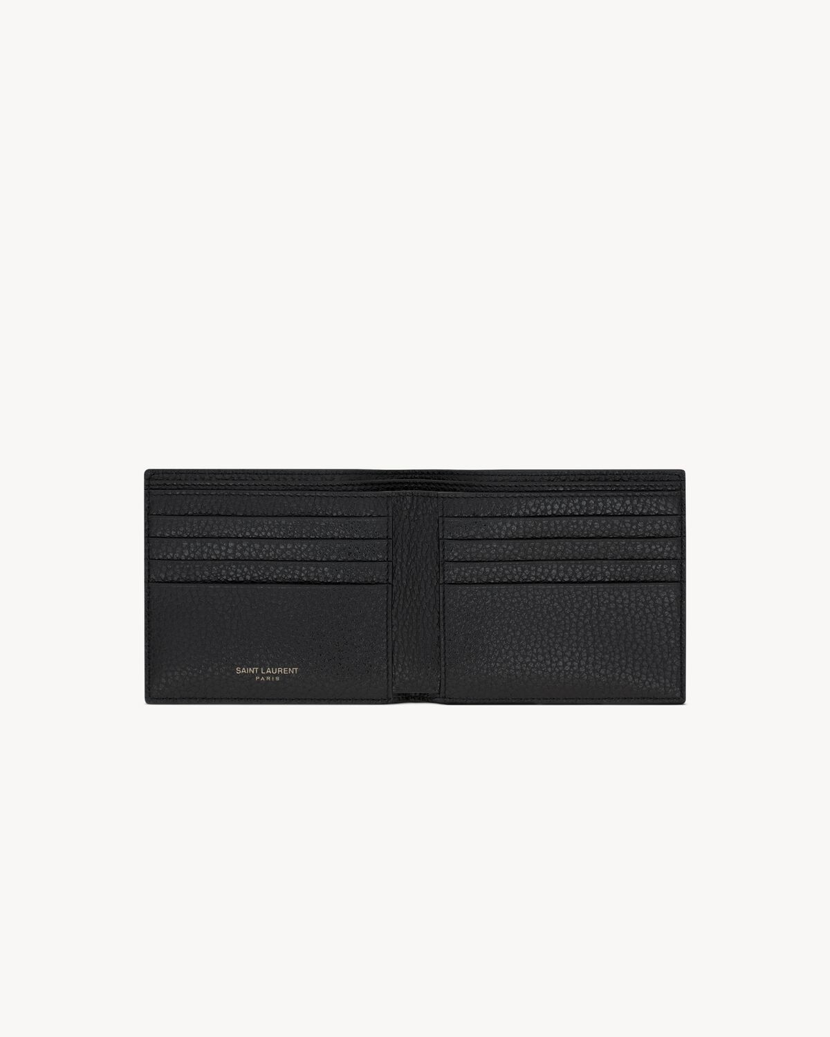 Saint Laurent Cartera Tiny Cassandre East/west De Piel Granulada