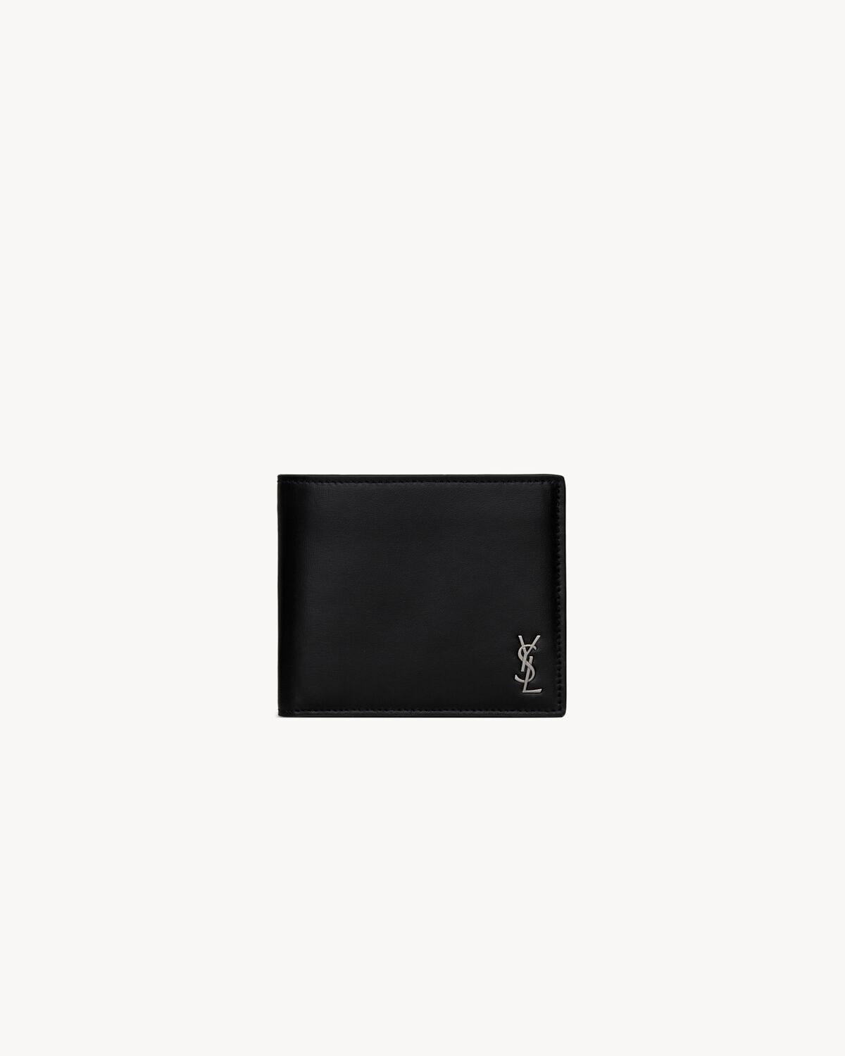 Saint Laurent cartera tiny cassandre east/west de piel mate