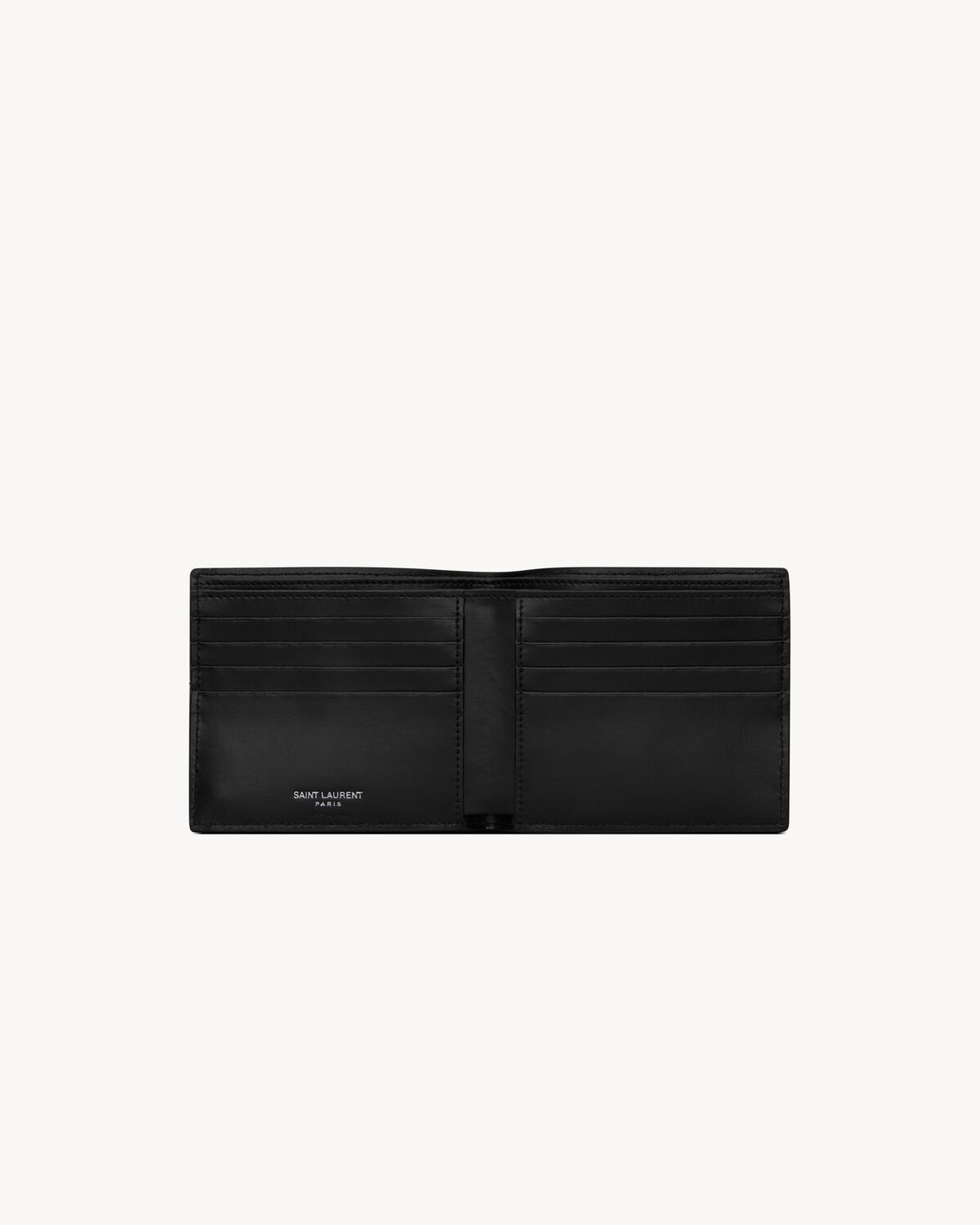 Saint Laurent Cartera Tiny Cassandre East/west Tiny De Piel Brillante
