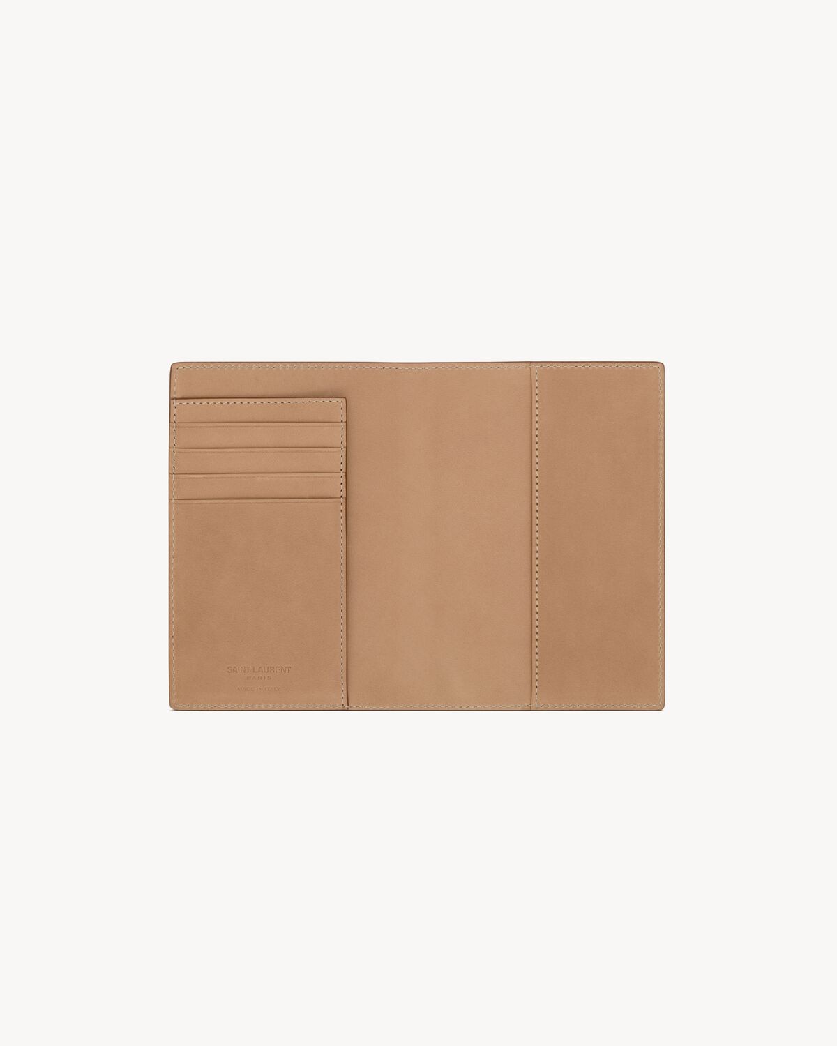 Saint Laurent Funda Para Pasaporte Saint Laurent De Piel De Curtido Vegetal