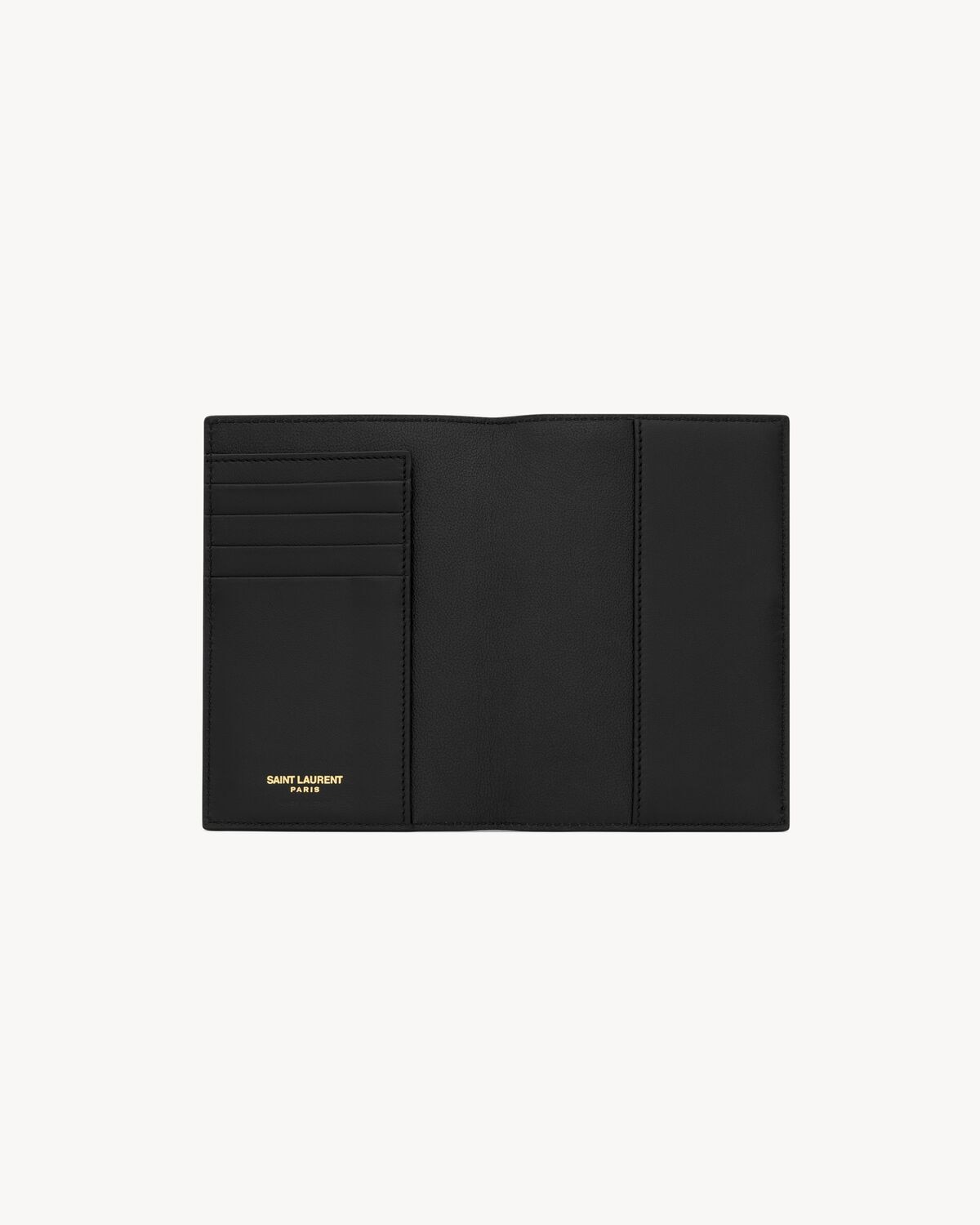 Saint Laurent Funda Para Pasaporte Tiny Cassandre De Piel Repujada Efecto Cocodrilo