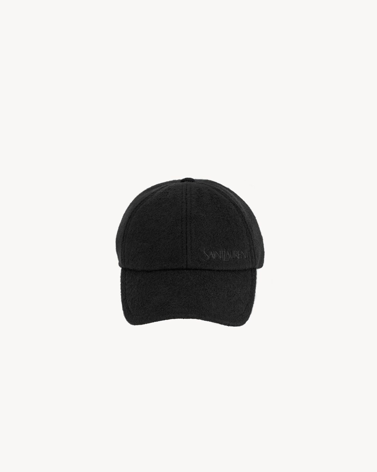 Saint Laurent gorra saint laurent estilo vintage de cachemira