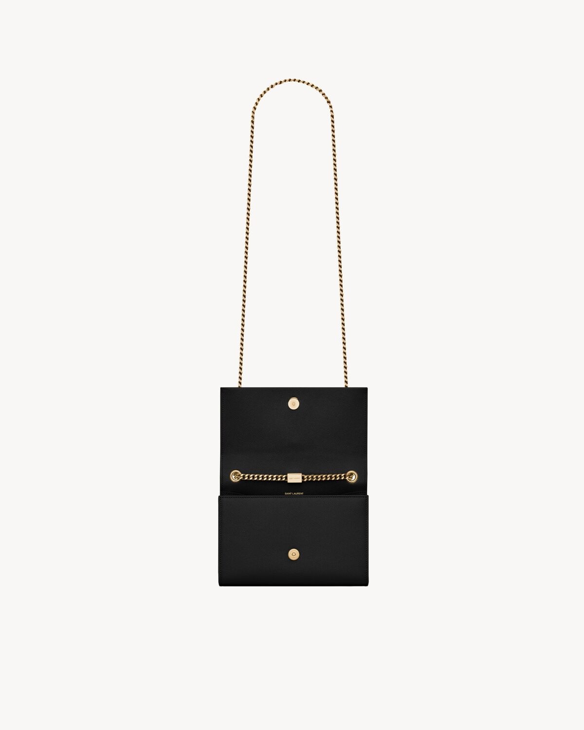 Saint Laurent Kate Pequeño Con Borla De Piel Efecto Grain De Poudre