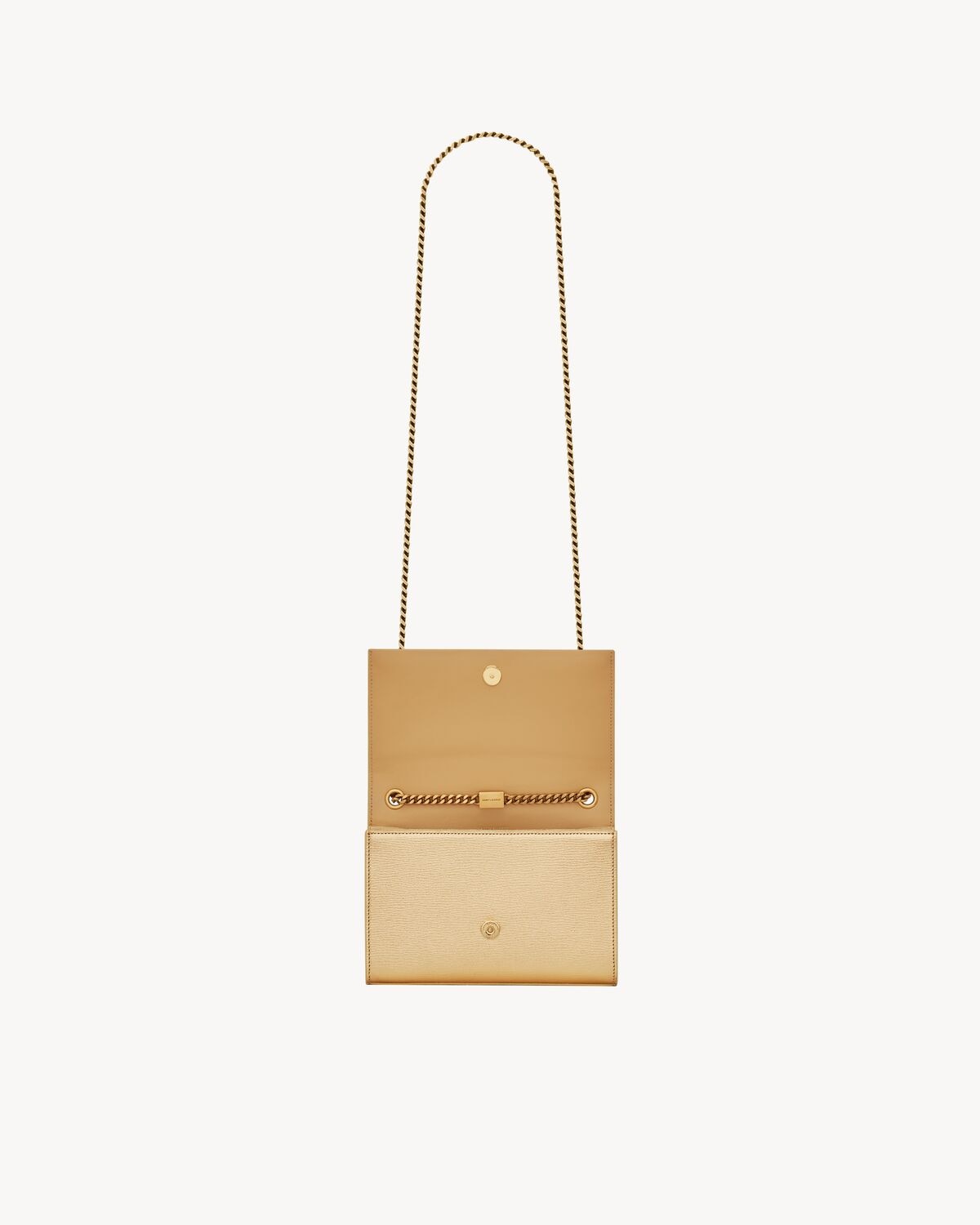 Saint Laurent Kate Tassel Small Con Borla De Piel Metalizada