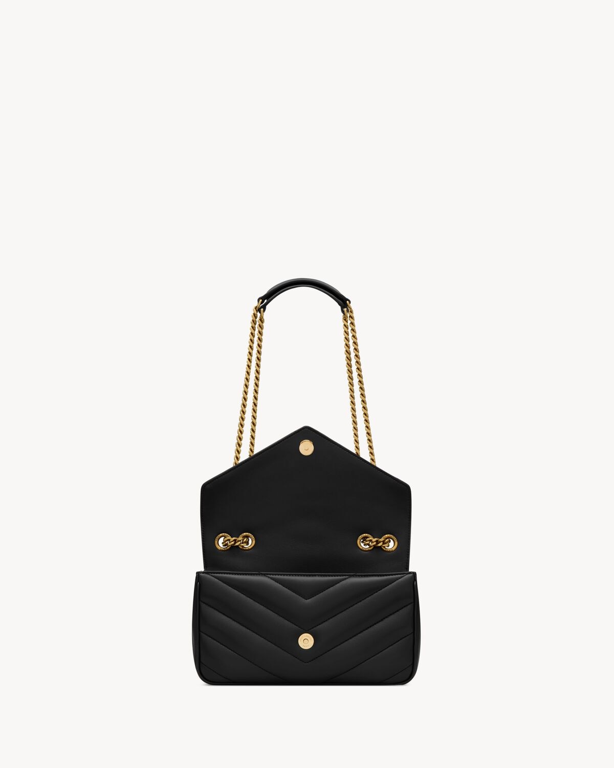 Saint Laurent Loulou Small De Piel De Cordero Matelassé