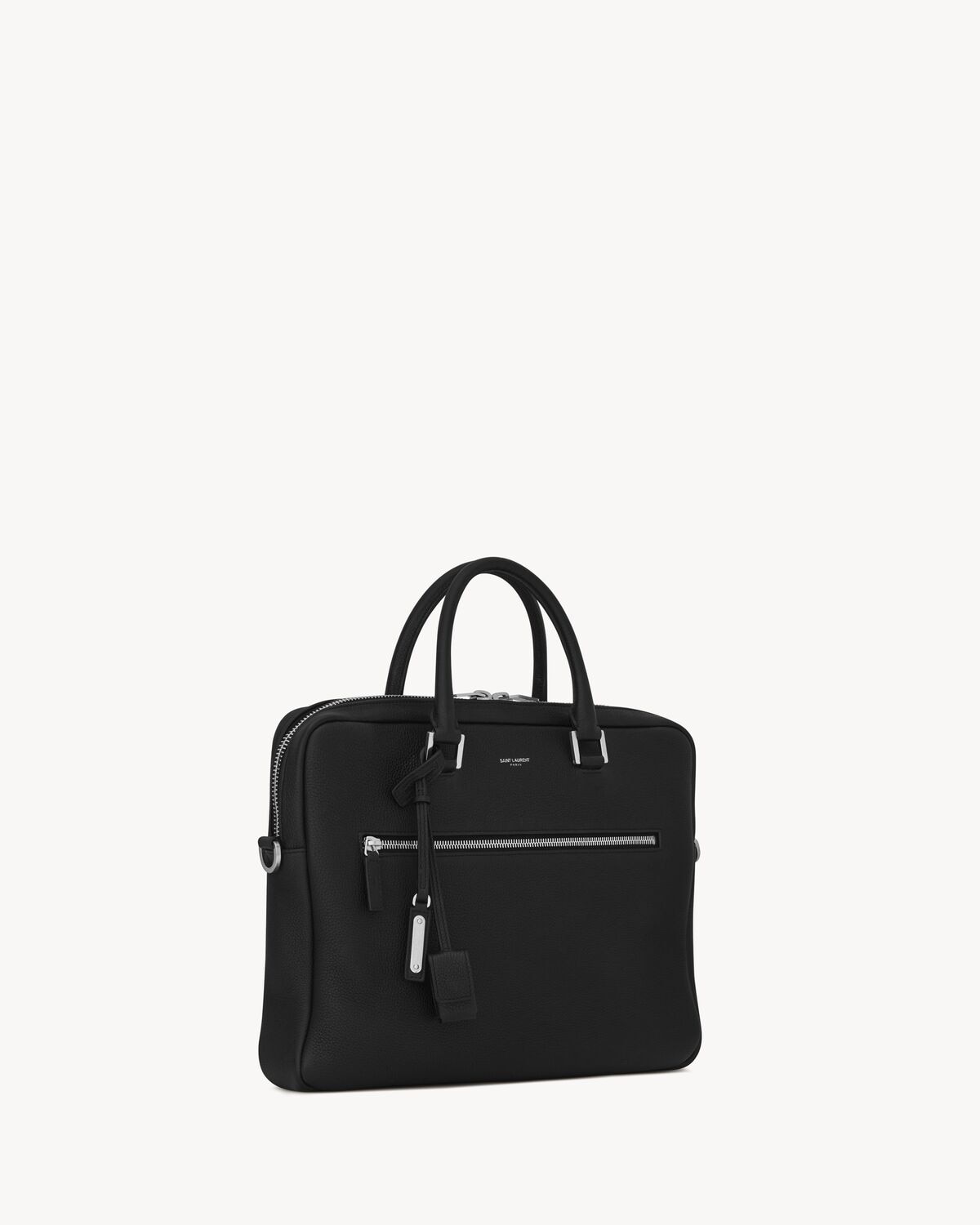 Saint Laurent Maletín Sac De Jour De Piel Granulada