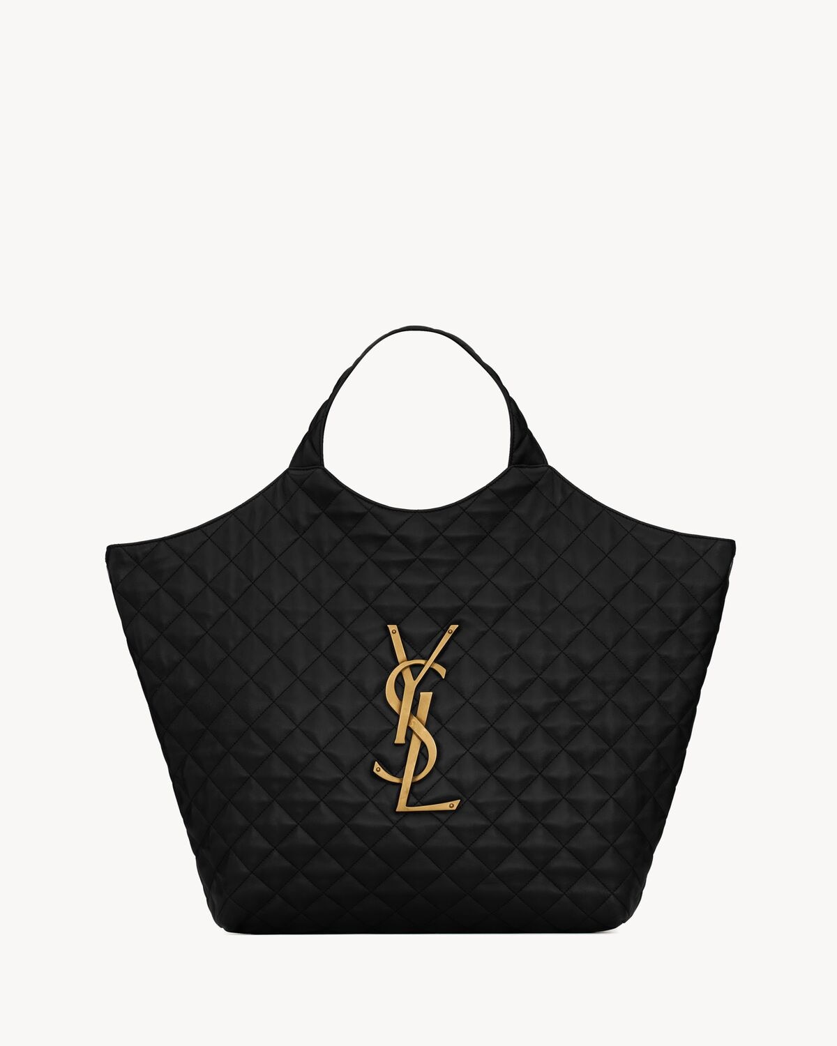 Saint Laurent Maxibolso Shopper Icare De Piel De Cordero Acolchada