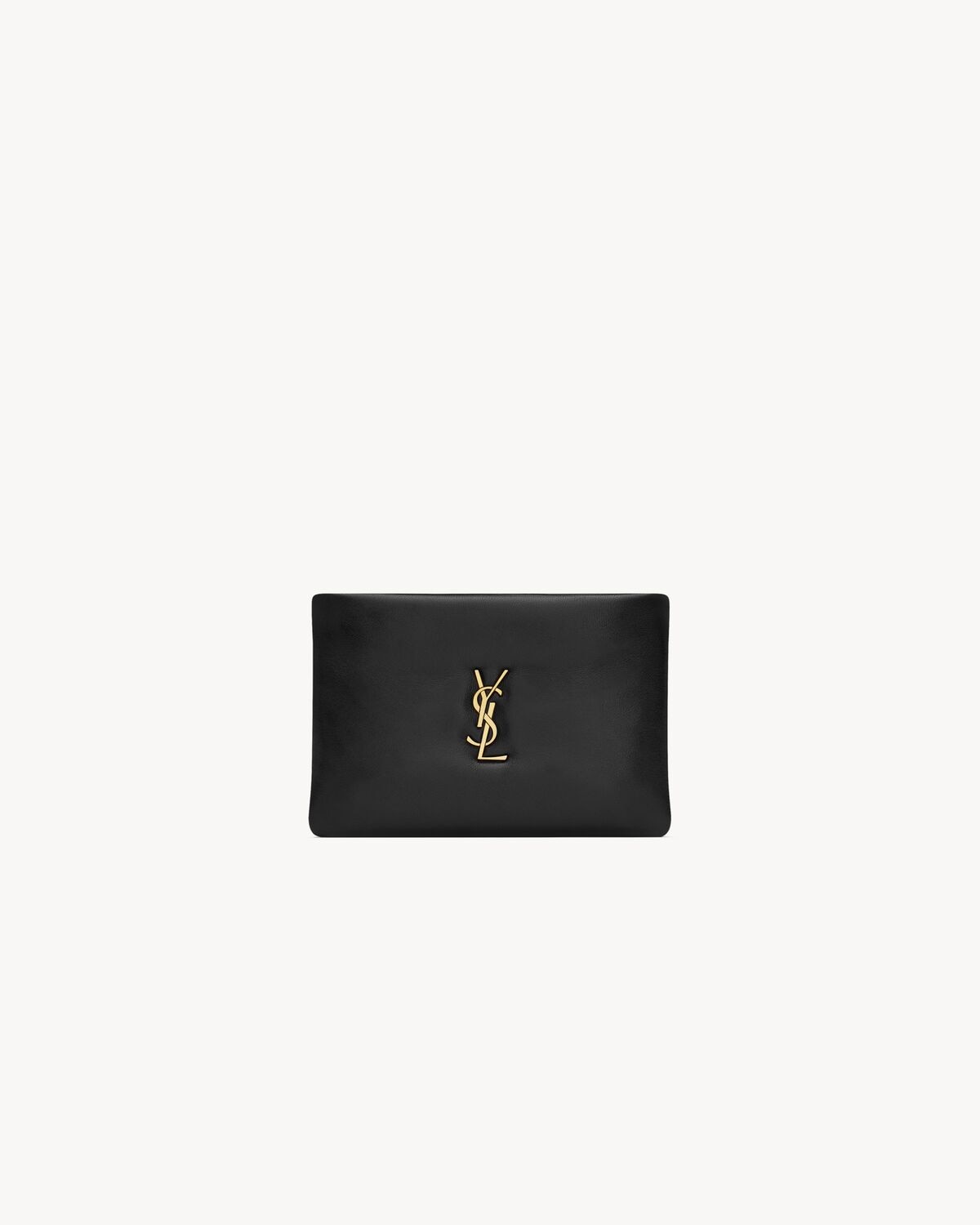Saint Laurent minipochette calypso de piel de cordero