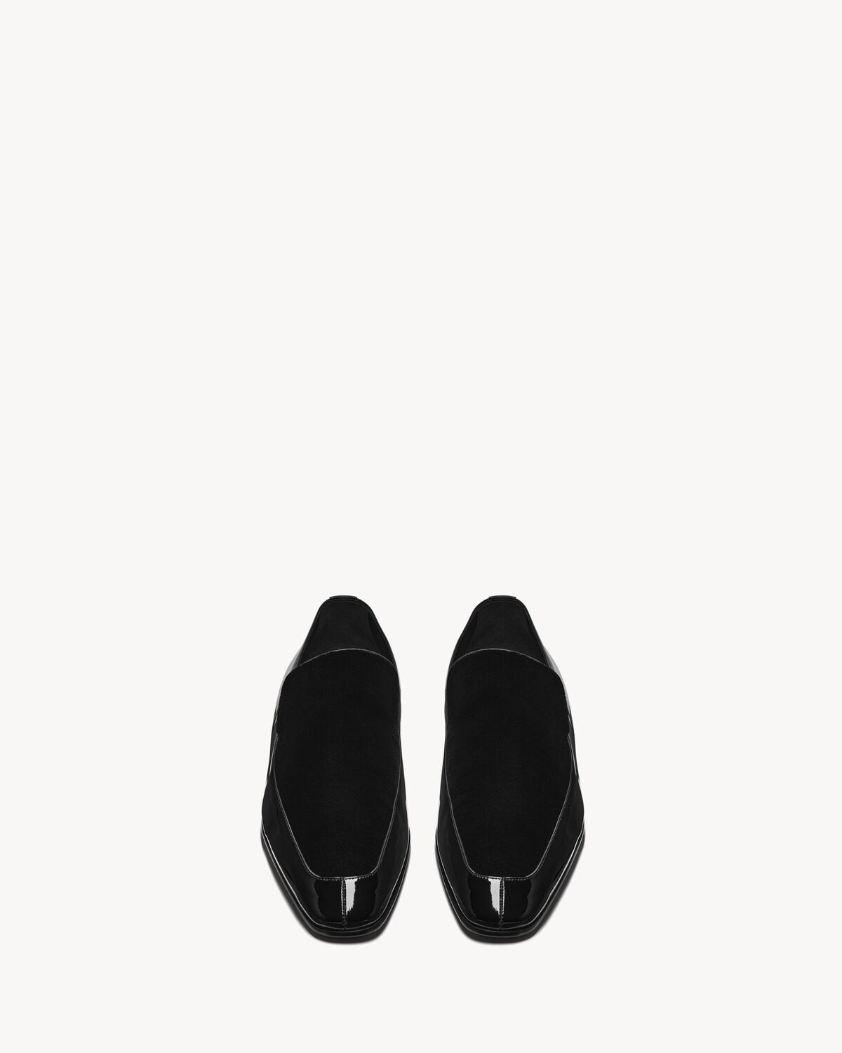 Saint Laurent Mocasines Gabriel De Charol Y Terciopelo