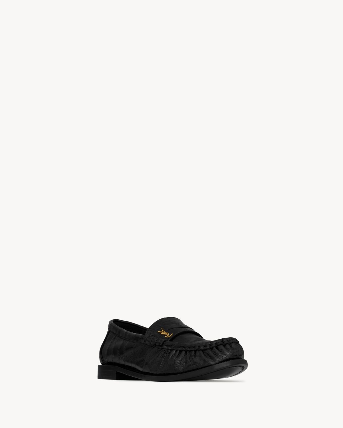 Saint Laurent Mocasines Le Loafer De Piel De Anguila