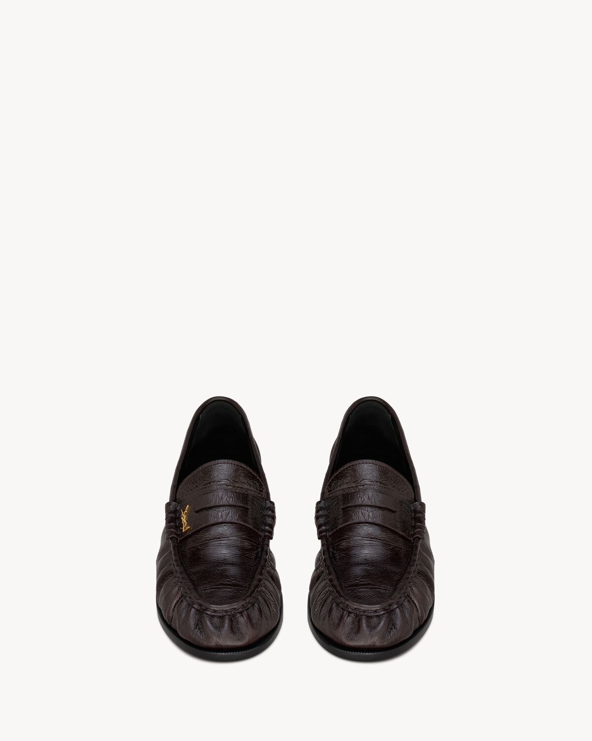 Saint Laurent mocasines le loafer de piel de anguila