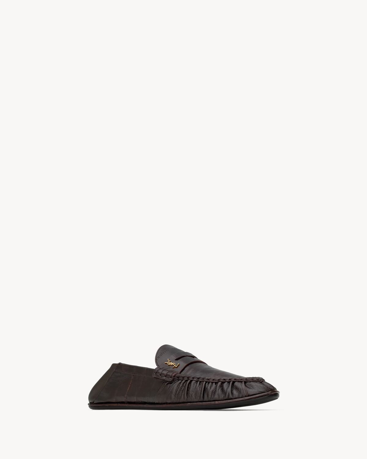 Saint Laurent Mocasines Le Loafer Foldable De Piel De Anguila